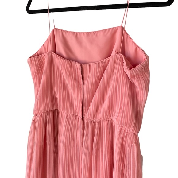 Vintage Miss Elliette California Pink Maxi Dress Matching Lace Jacket Shrug Set - Picture 4 of 13